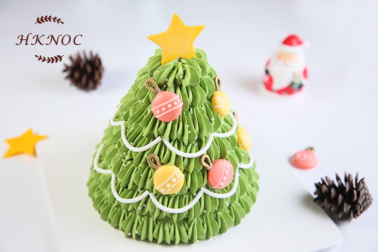 繽紛聖誕樹造型蛋糕