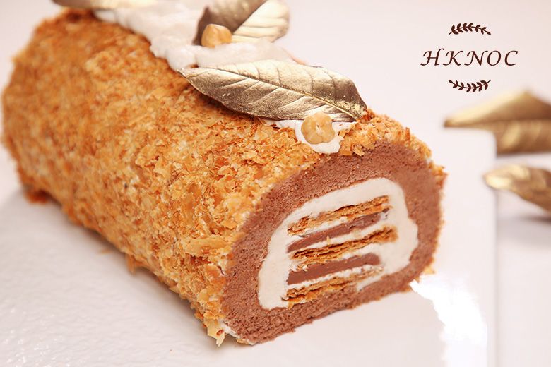 榛子朱古力酥皮蛋卷