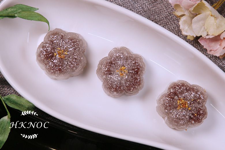 水晶桂花豆沙月餅