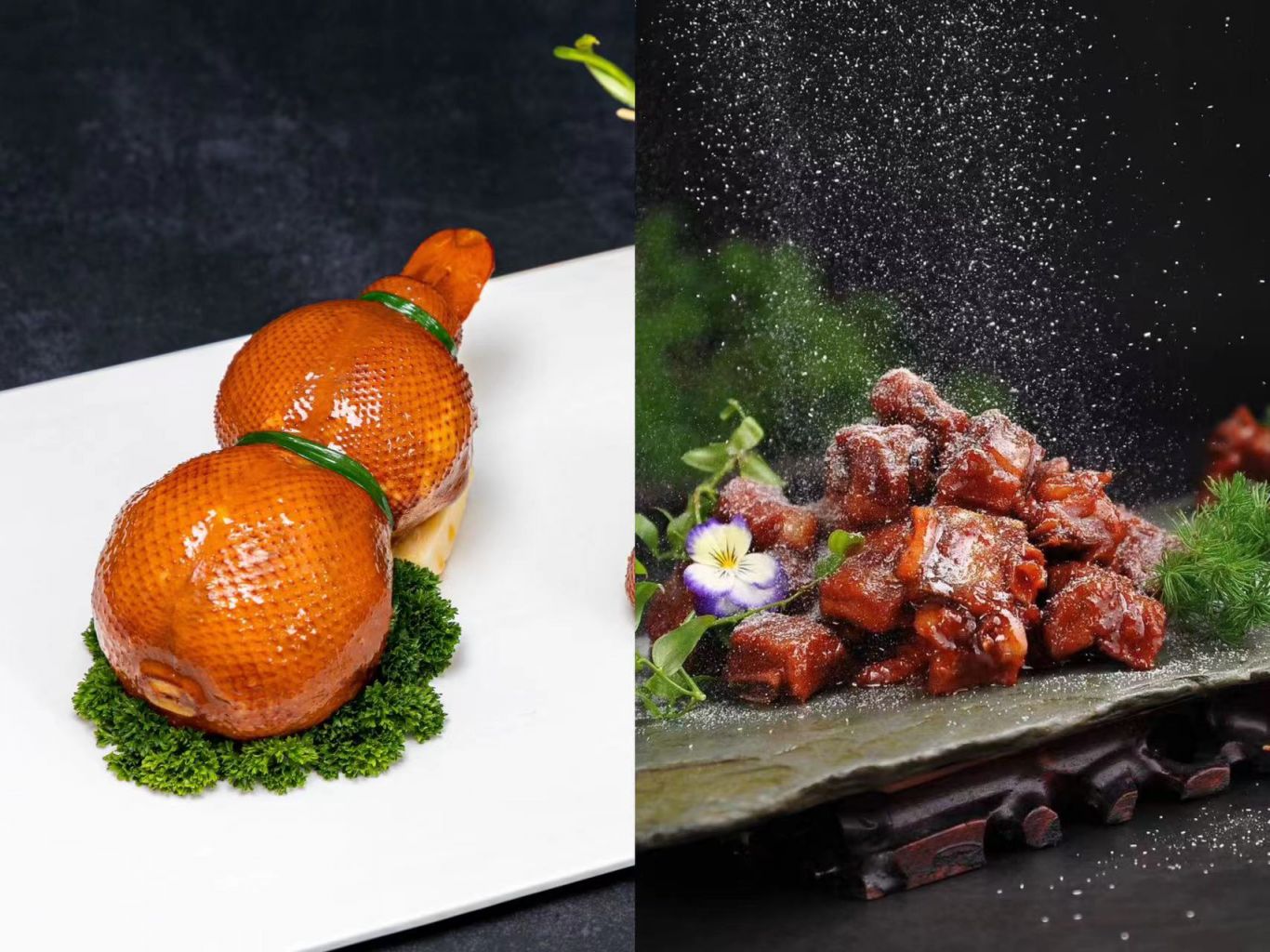 八寶葫蘆鴨 + 丁香排骨