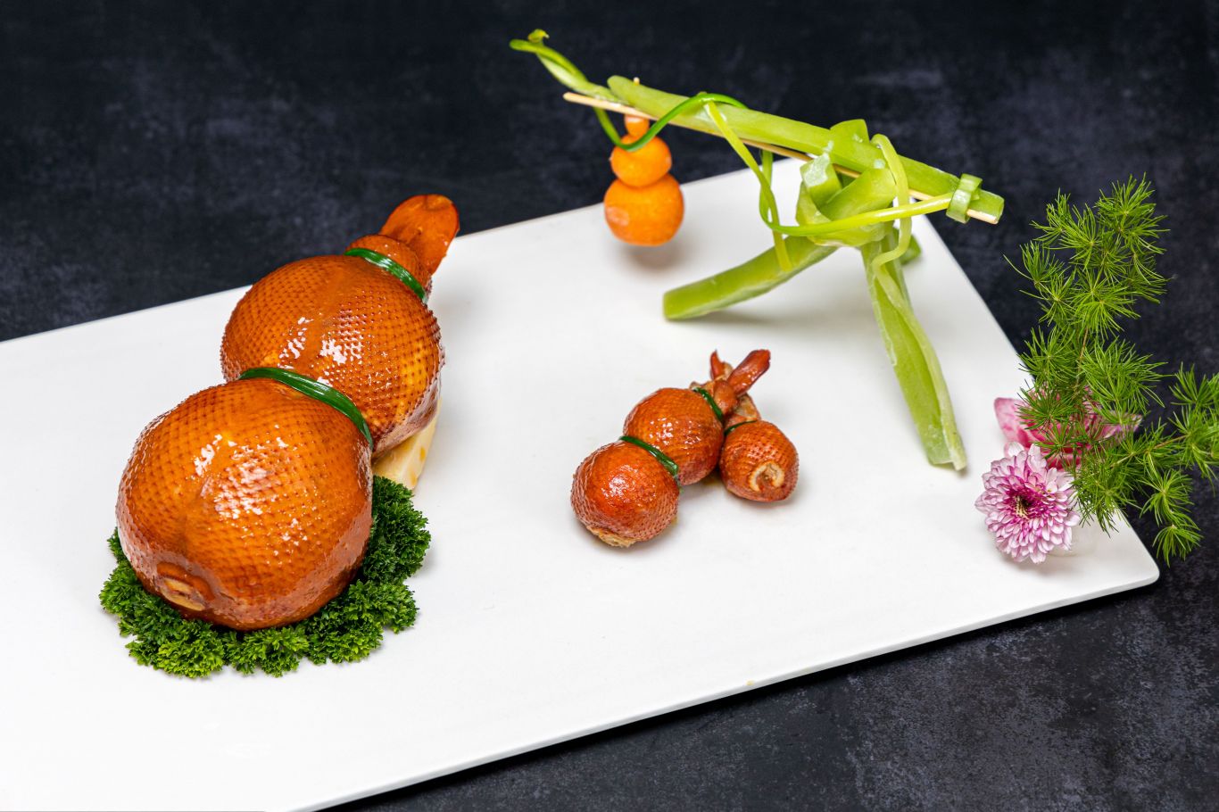 八寶葫蘆鴨 + 丁香排骨