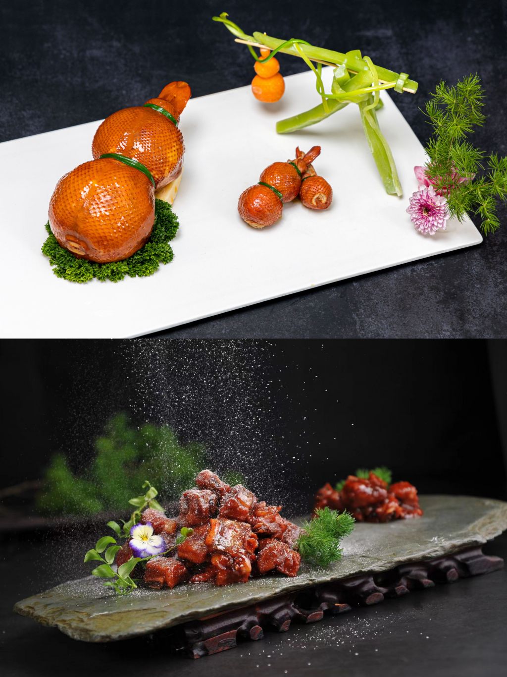 八寶葫蘆鴨 + 丁香排骨