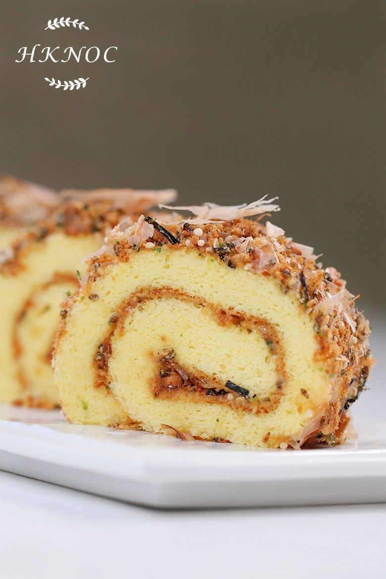 體驗課:櫻花蝦大阪燒鹹味戚風蛋糕卷