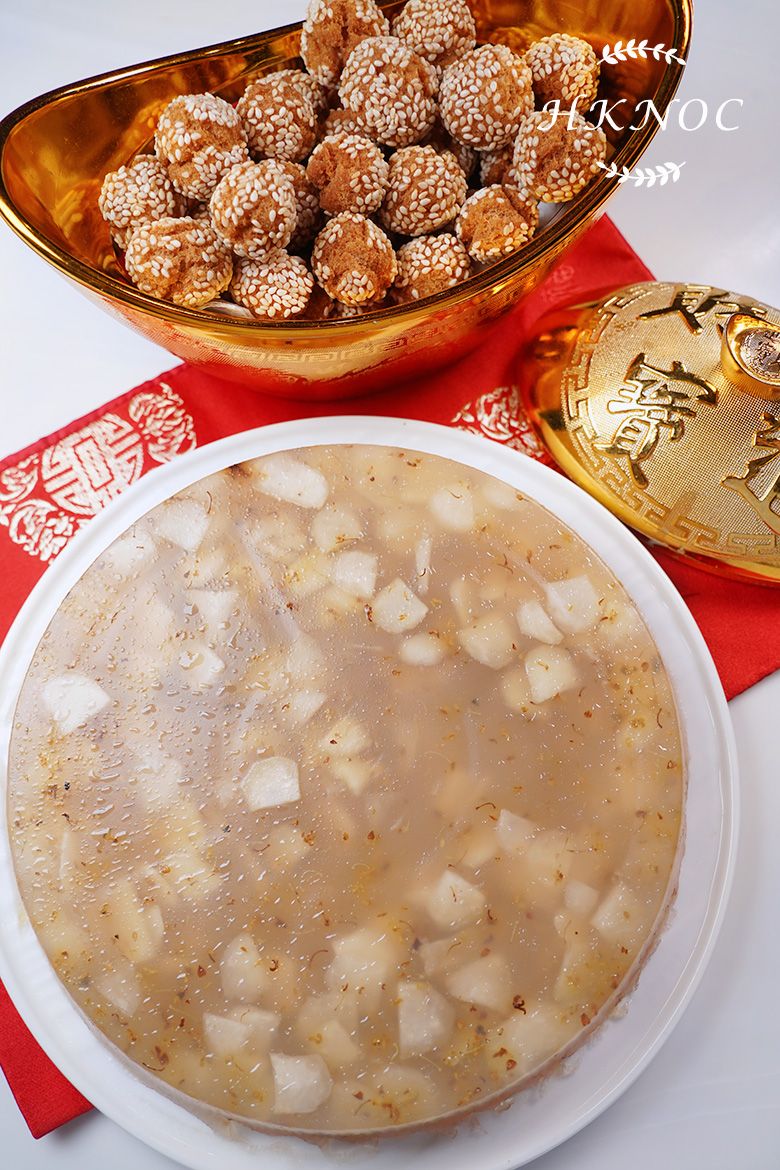 桂花馬蹄糕 (約2斤) + (示範+實習) 笑口棗