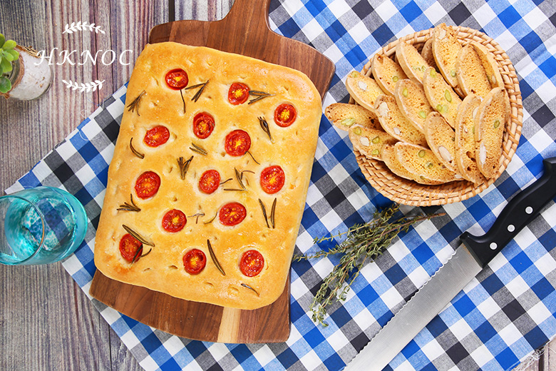 意大利香草麵包配意大利果仁曲奇