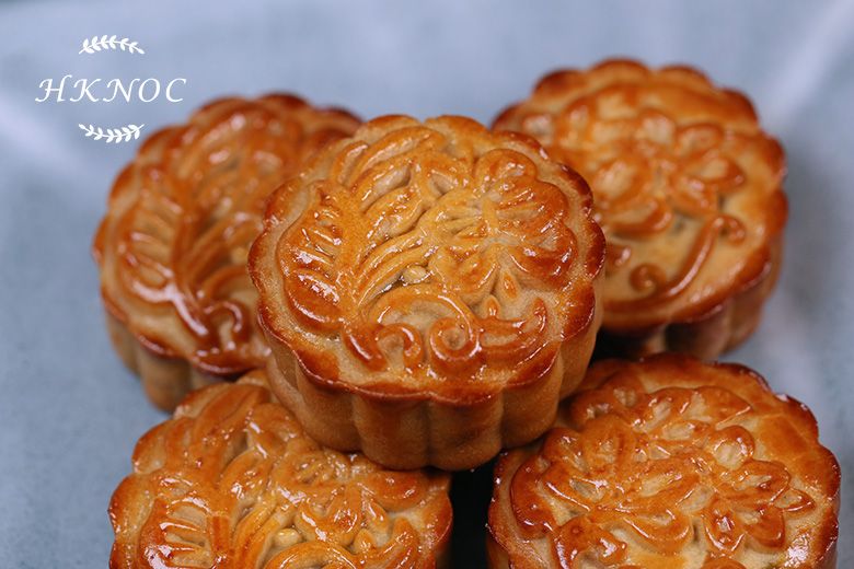 開心果五仁月餅+手工陳皮紅豆沙月餅