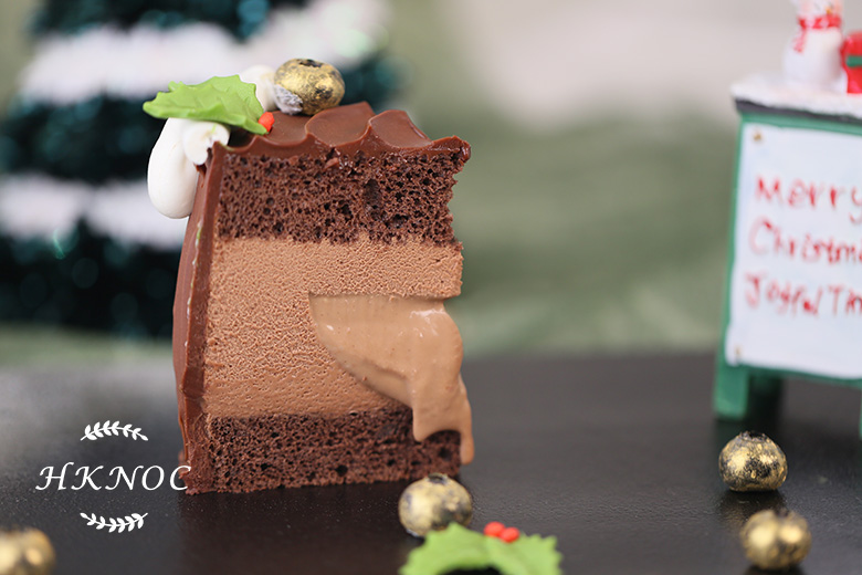 聖誕樹幹流心蛋糕