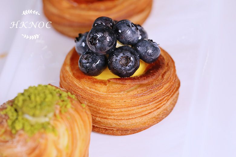 歐式麵包專題課4(牛角包、開心果丹麥酥、芝士吞拿魚丹麥酥、藍莓丹麥酥)