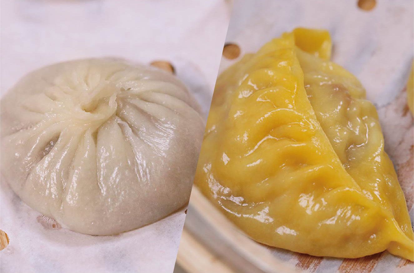 素食:素小籠飽 + 竹笙灌湯餃