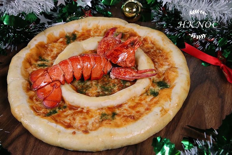 龍蝦海鮮夾心薄餅 (使用活龍蝦)