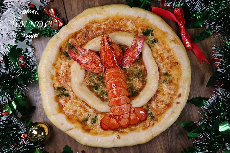 龍蝦海鮮夾心薄餅 (使用活龍蝦)