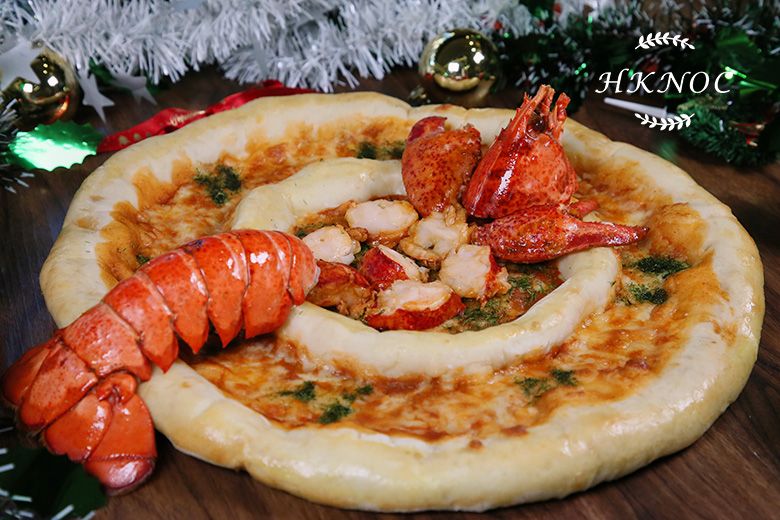 龍蝦海鮮夾心薄餅 (使用活龍蝦)