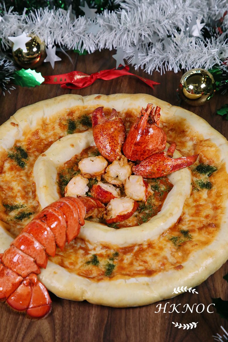 龍蝦海鮮夾心薄餅 (使用活龍蝦)