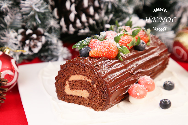 親子班:聖誕樹幹卡通蛋糕卷