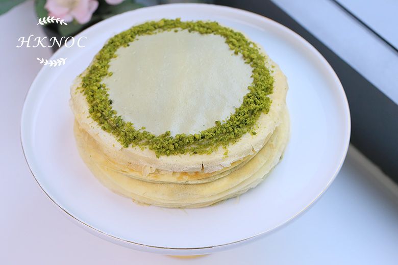 濃香開心果千層蛋糕