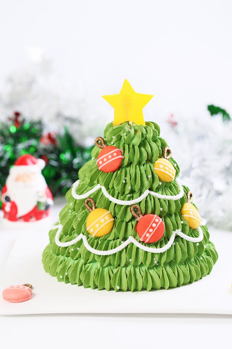 繽紛聖誕樹造型蛋糕
