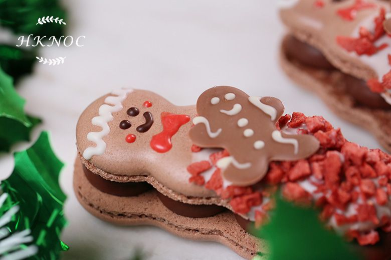 聖誕薑餅造型棒棒馬卡龍