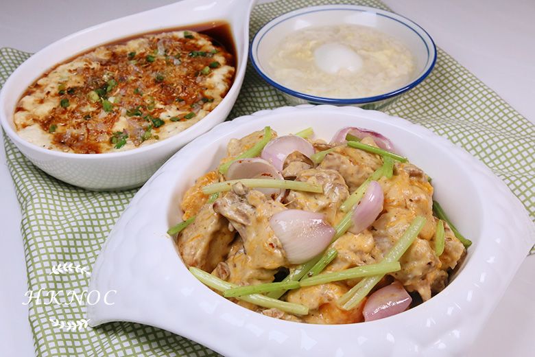 家常菜:示範-薏米銀杏腐竹雞蛋糖水 實習-椰汁南瓜芋頭炆鴨、鲮魚肉老少平安