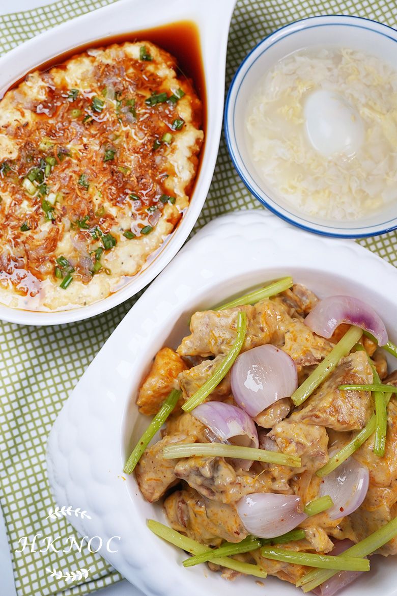 家常菜:示範-薏米銀杏腐竹雞蛋糖水 實習-椰汁南瓜芋頭炆鴨、鲮魚肉老少平安