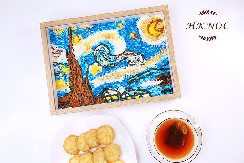 Edible World Famous Art Painting & Pipped Butter Cookies 可食用世界名畫配牛油唧花曲奇