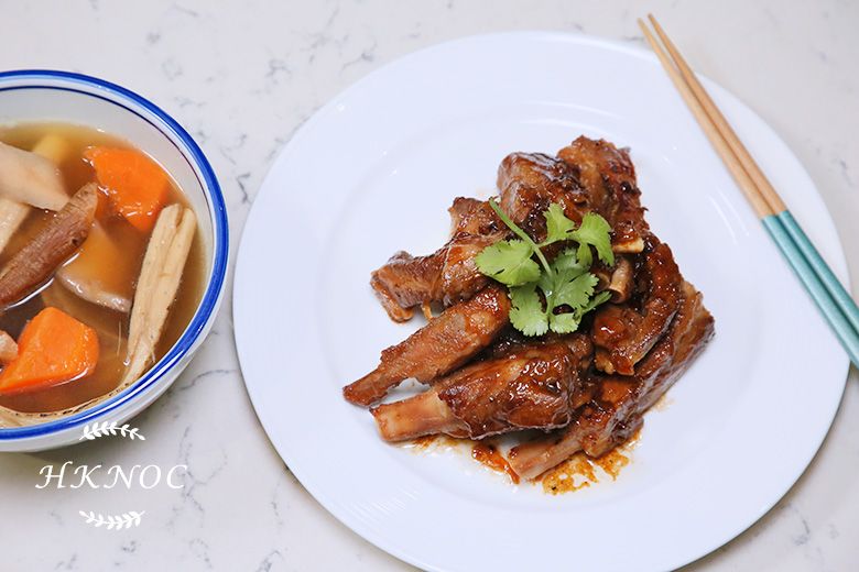 家常菜:示範-北茋黨參西施骨湯 實習-香檸蜜汁骨、魚香茄子