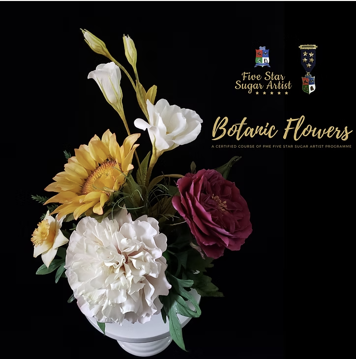 五星糖藝師課程 - Sugar Flowers(Botanic Flowers)