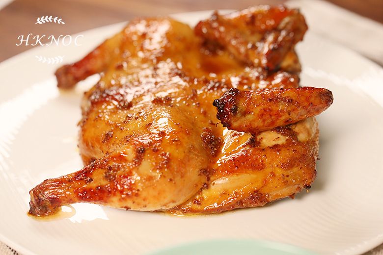 酒香桂花烤雞配蛋白魚鬆炒飯