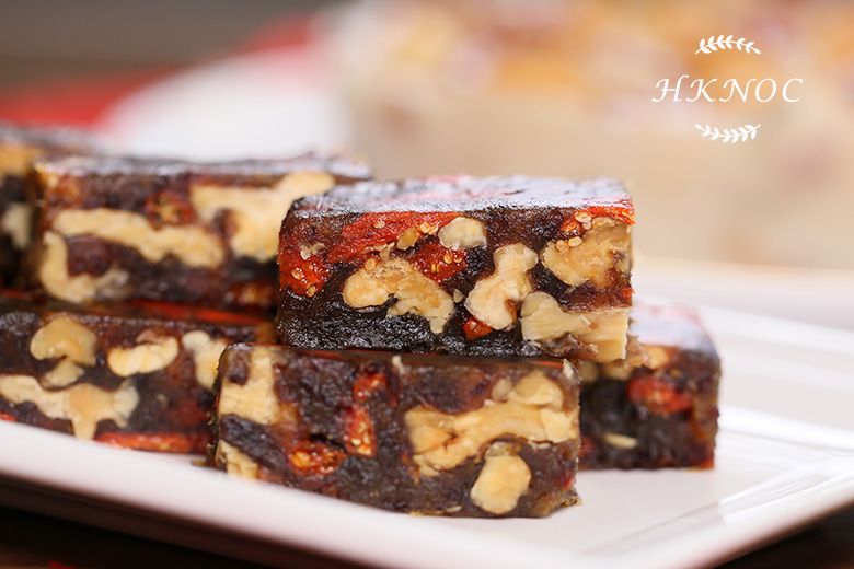 家鄉蘿蔔糕配紅棗合桃糕