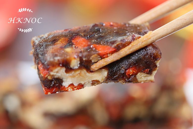 家鄉蘿蔔糕配紅棗合桃糕