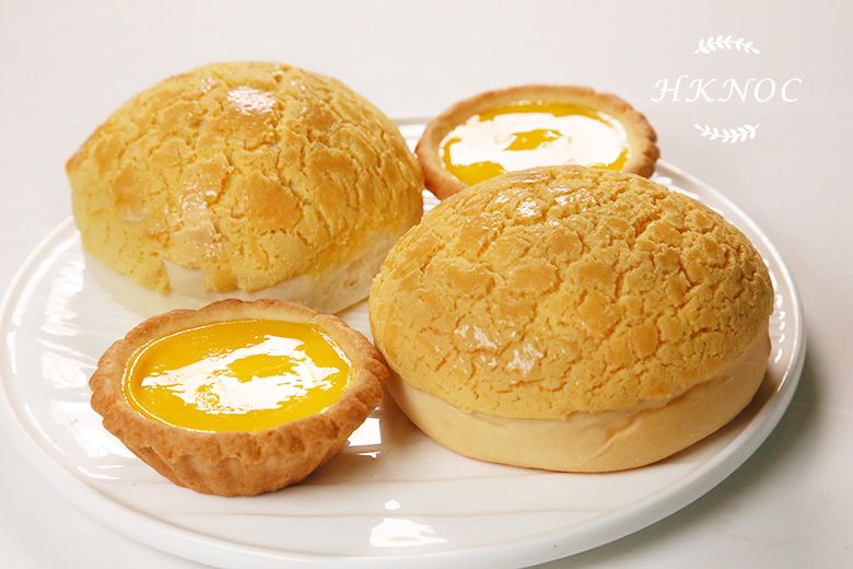 港式菠蘿包配港式蛋撻