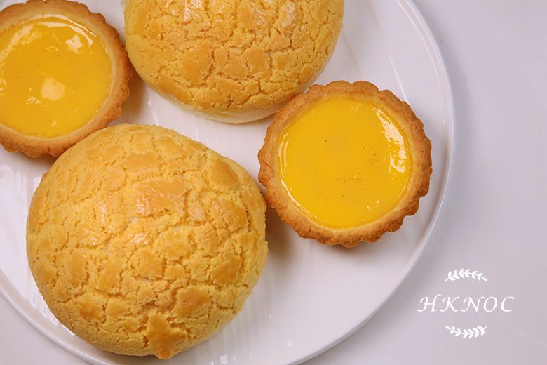 港式菠蘿包配港式蛋撻