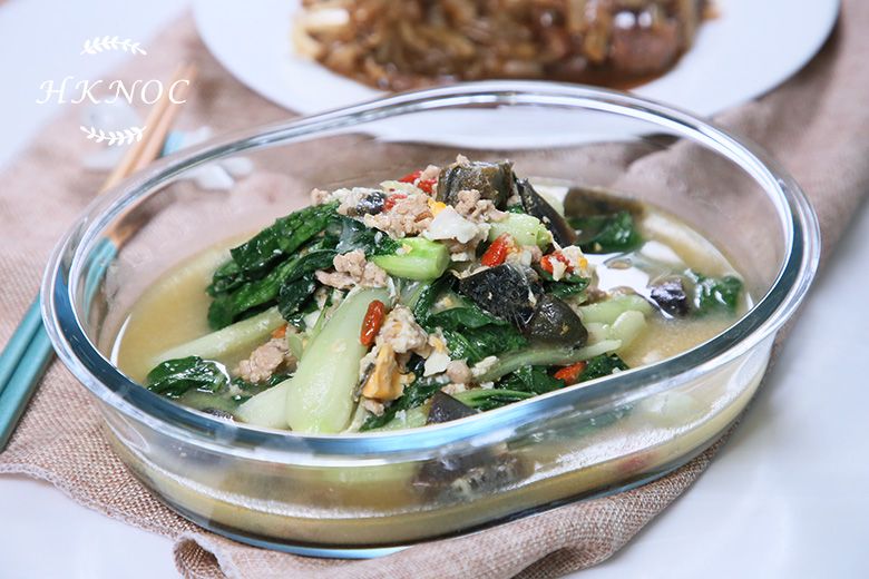 家常菜:示範-冬瓜清補涼湯 實習-蒜香金銀蛋白菜仔、洋蔥黑椒牛仔骨.