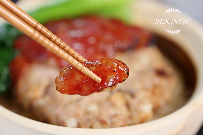 家常菜:手工肉餅煲仔飯