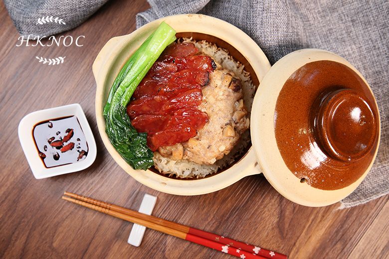 家常菜:手工肉餅煲仔飯