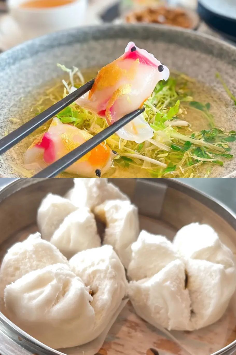 (實習)金魚餃 +(實習)蠔皇叉燒包