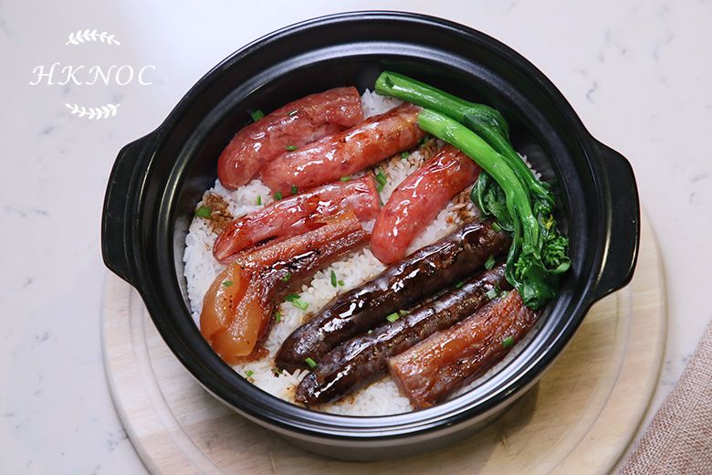 啫啫雞煲 、滑雞臘腸煲仔飯、 臘味煲仔飯